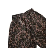 VYBES Rhinestone Leopard Sweatpants f