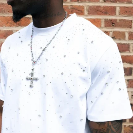 Vybes Luxe Rhinestone Tee