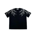 Vybes Rhinestone Lightning Tee