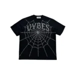 Vybes Rhinestone Web Tee